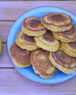 Оладьи из тыквы постные