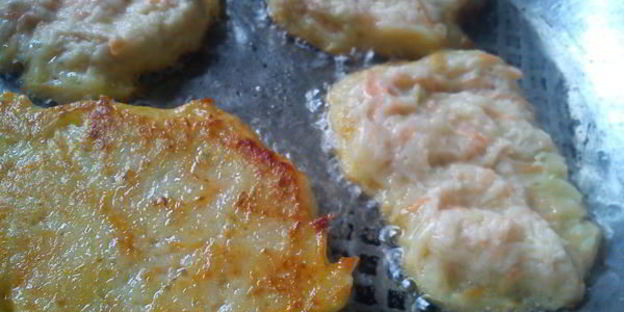 оладьи кабачково-картофельные