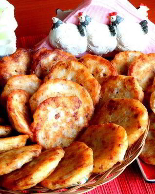 Оладьи с фаршем