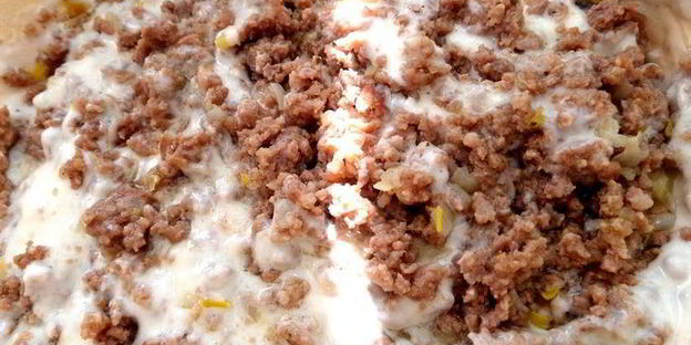 оладьи с фаршем