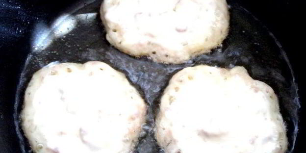 оладьи с фаршем