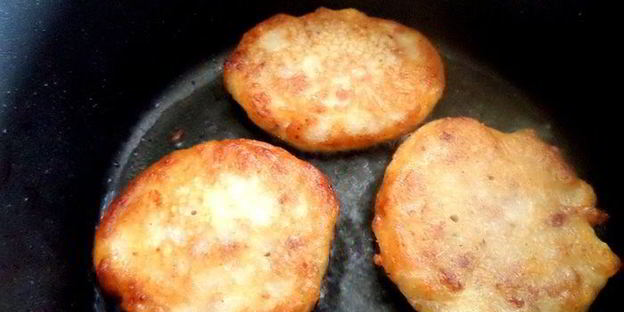 оладьи с фаршем