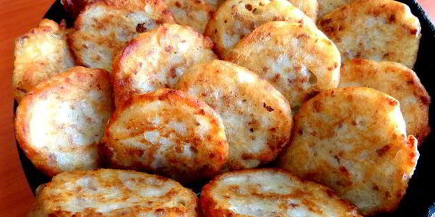 оладьи с фаршем