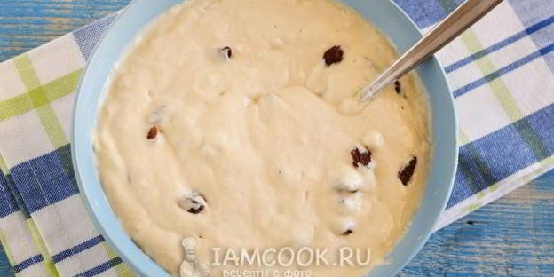 оладьи с изюмом