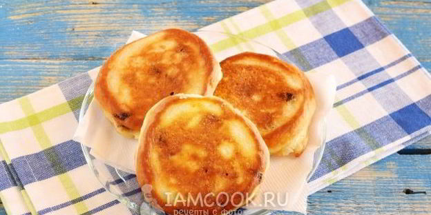 оладьи с изюмом