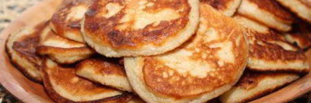 Оладьи с яблоками