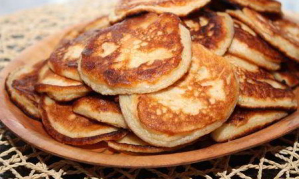 Рецепт оладий с яблоками