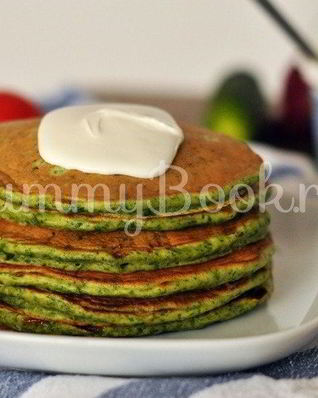 Шпинатные оладьи