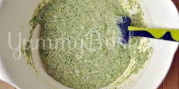 шпинатные оладьи