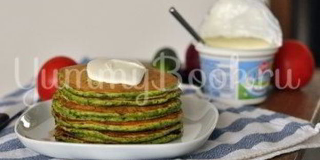 шпинатные оладьи