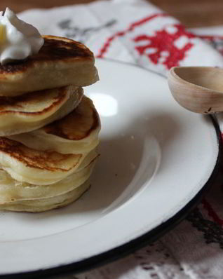 Сметанные оладьи