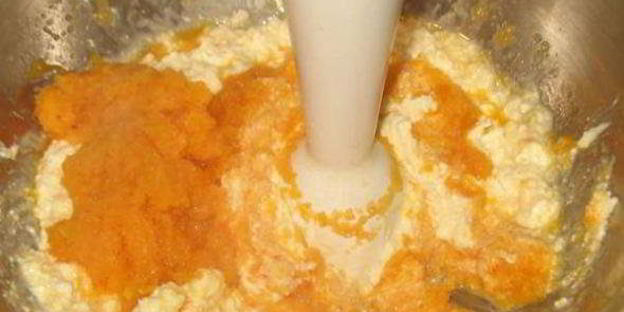 творожно-тыквенные оладьи