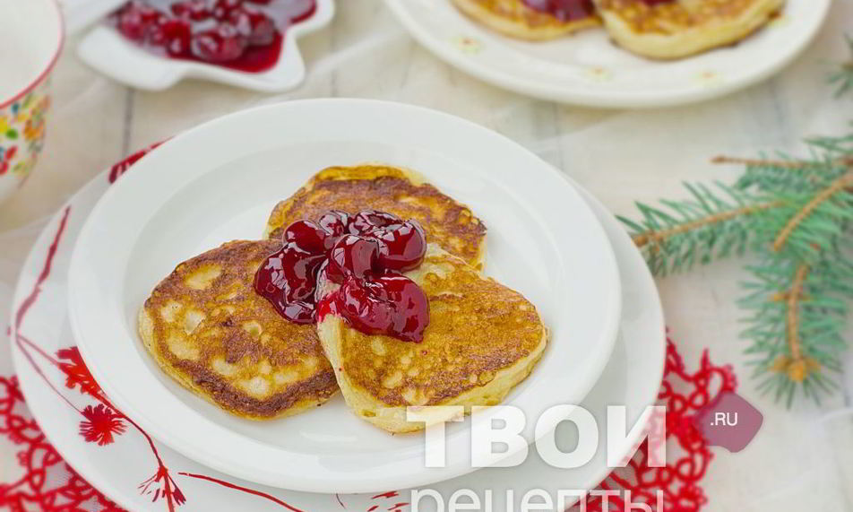 Рецепт творожных оладий
