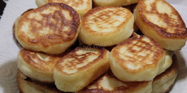 воздушные оладьи на кефире очень пышные