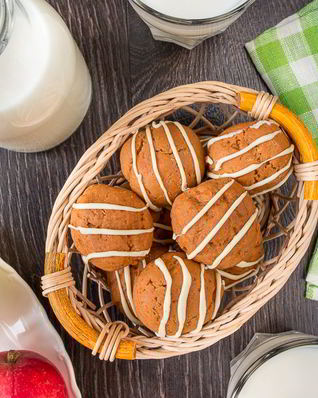 Карамельное печенье на сгущенке