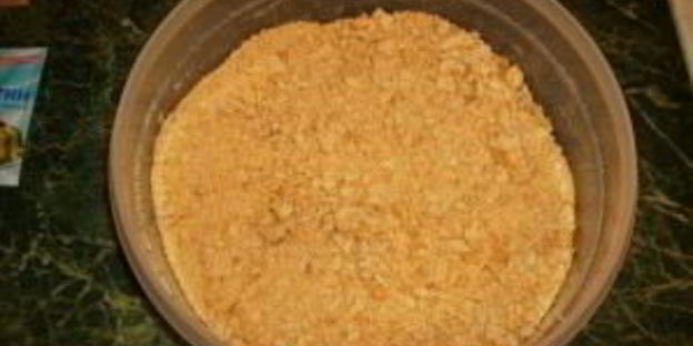 корж из печенья без выпечки