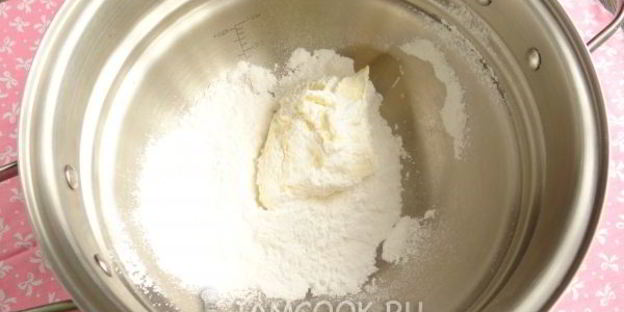 кукурузное печенье с вяленой клюквой