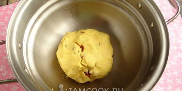 кукурузное печенье с вяленой клюквой