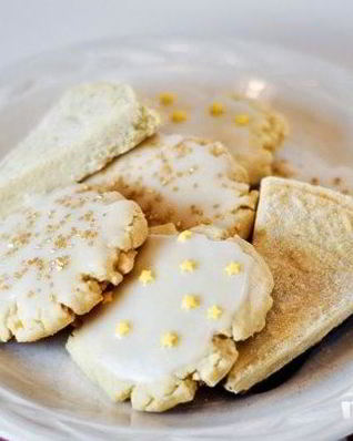 Масляное печенье с глазурью