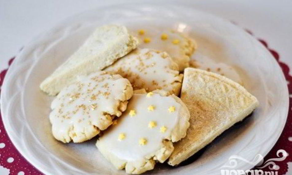 Рецепт масляного печенья с глазурью