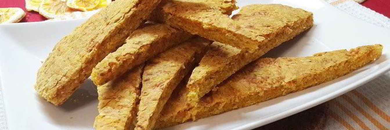 Морковно-овсяное постное печенье с имбирем