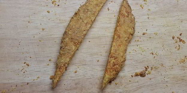 морковно-овсяное постное печенье с имбирем