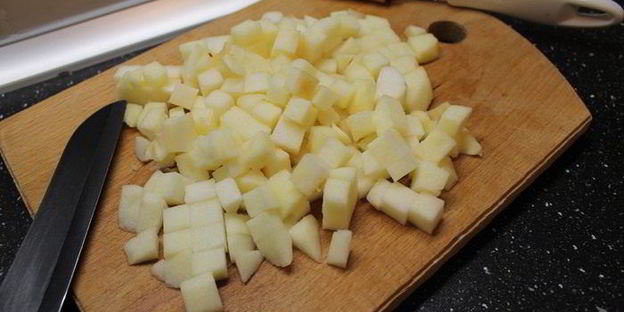 мягкое яблочное печенье