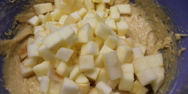 мягкое яблочное печенье