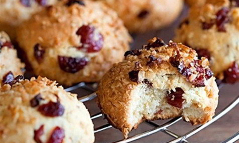 Рецепт низкокалорийного овсяного печенья с вишней и цедрой