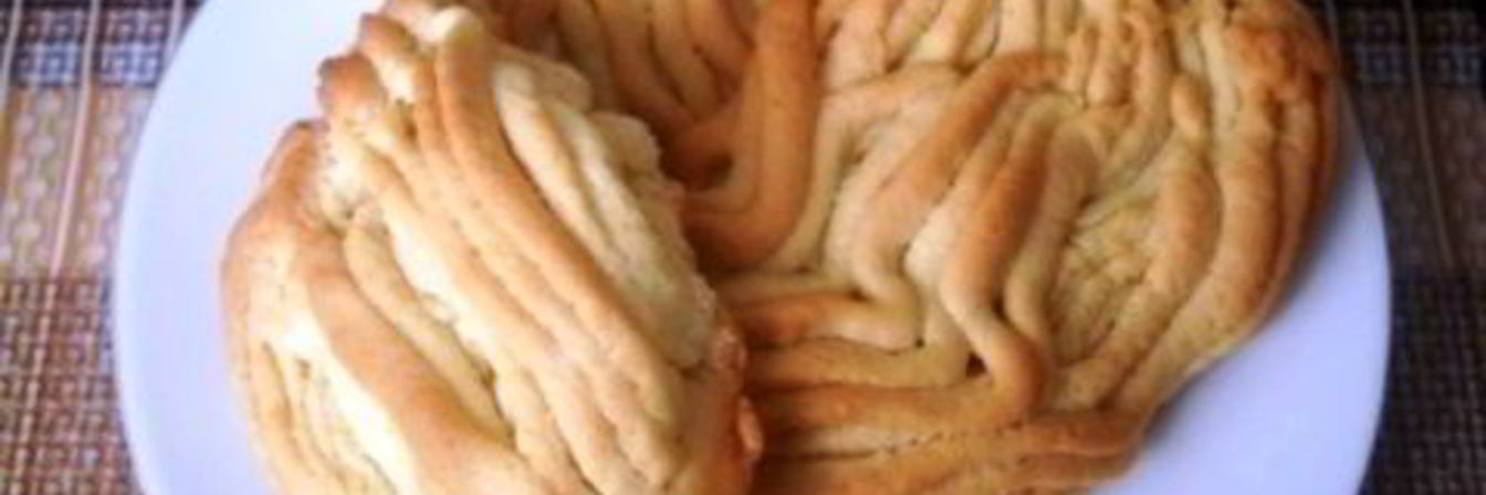 Печенье через мясорубку со сметаной