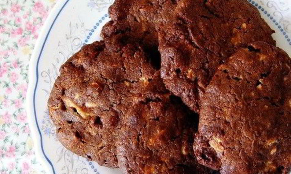 Рецепт печенья из белого шоколада и меда