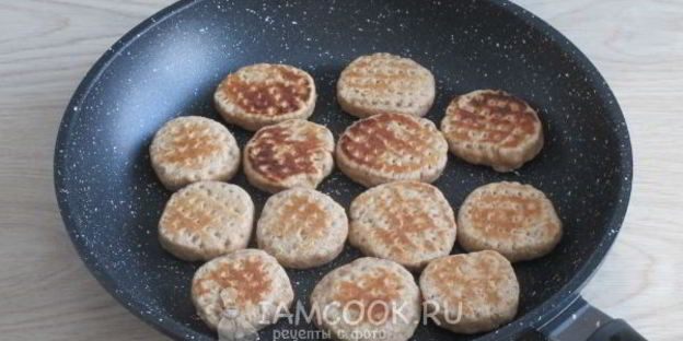 печенье на сковороде