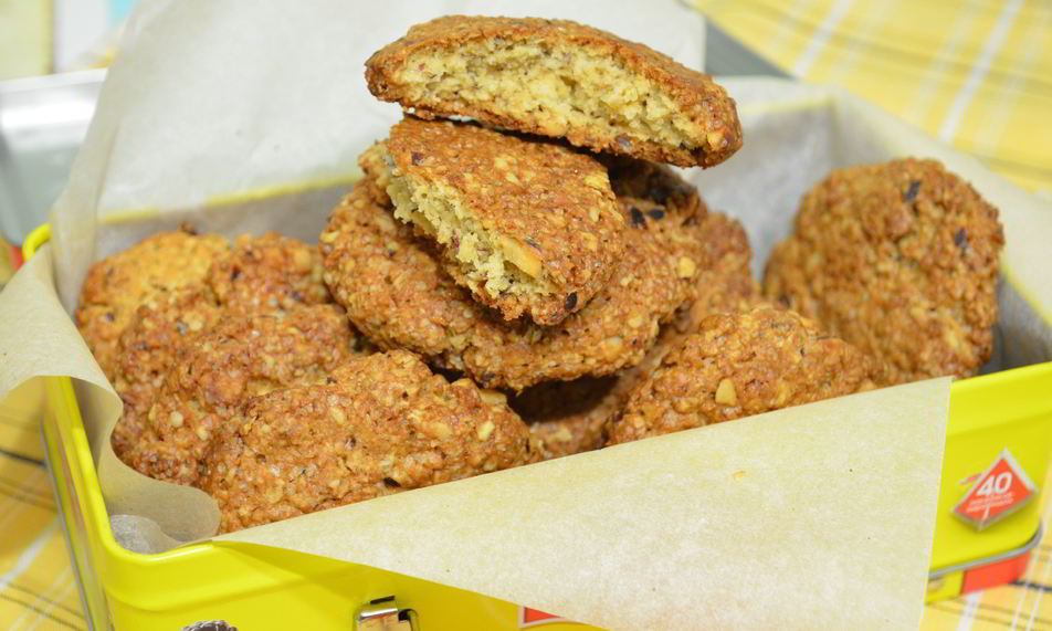 Рецепт печенья с геркулесом и фундуком