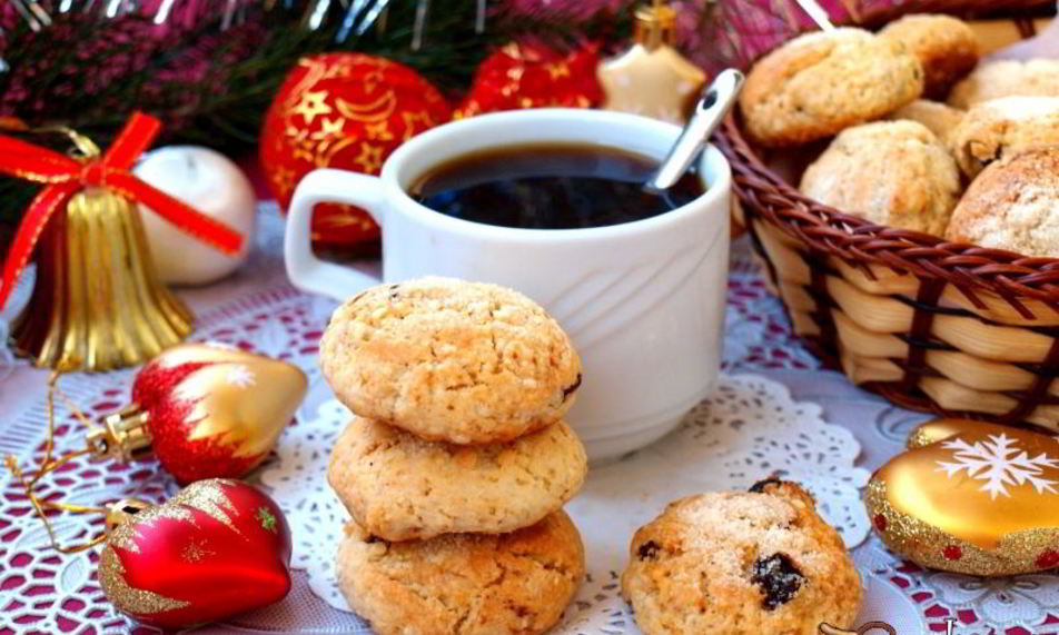 Рецепт печенья с изюмом и вяленой клюквой