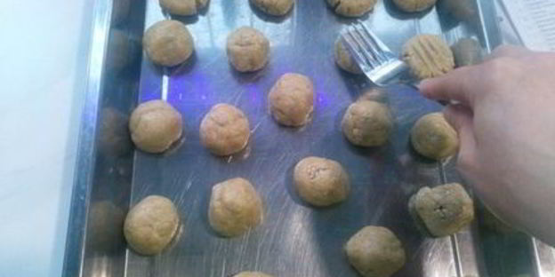 печенье с халвой