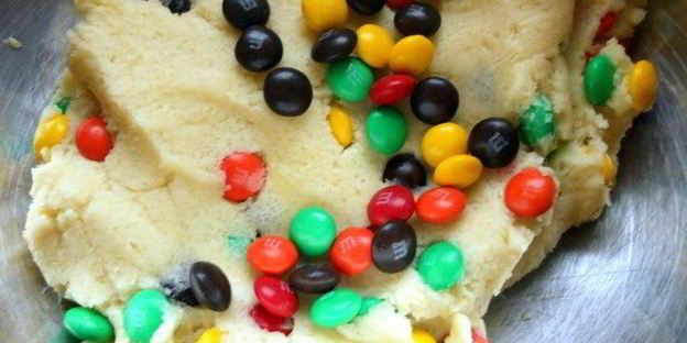 печенье с шоколадным драже