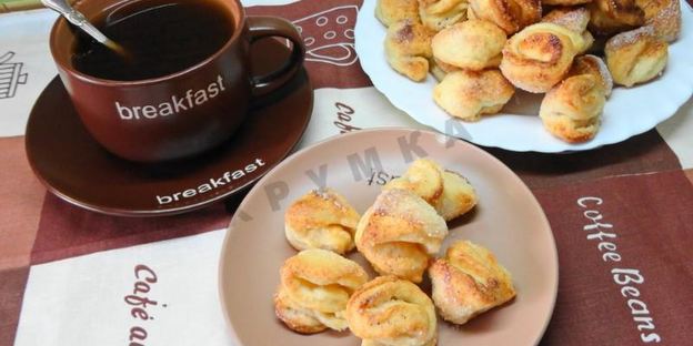 печенье творожные конвертики