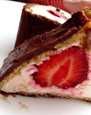 Печенье Удовольствие с клубникой