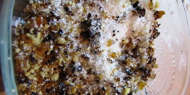 печенье звездная ночь, на яблоке и банане