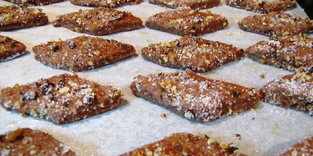 печенье звездная ночь, на яблоке и банане