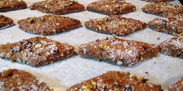 печенье звездная ночь, на яблоке и банане