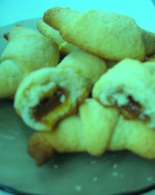 Рогалики со сгущенкой