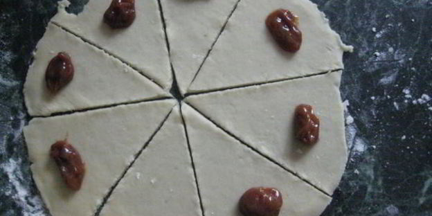 рогалики со сгущенкой