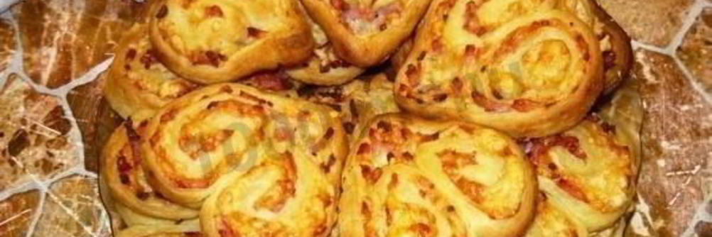 Рулетики с ветчиной