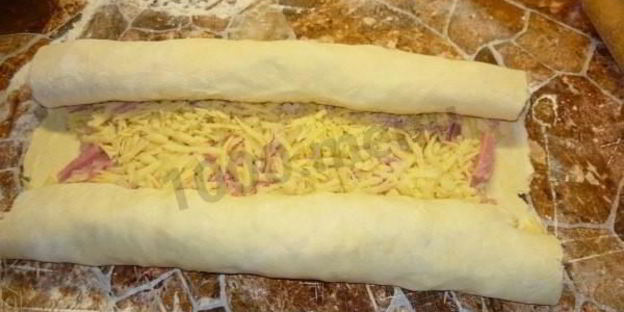 рулетики с ветчиной