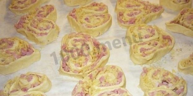 рулетики с ветчиной