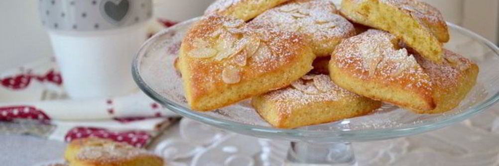 Творожное печенье с миндалем