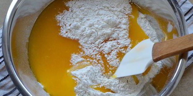 творожное печенье с миндалем