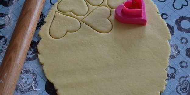 творожное печенье с миндалем