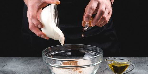 абрикосовый пирог с мюсли